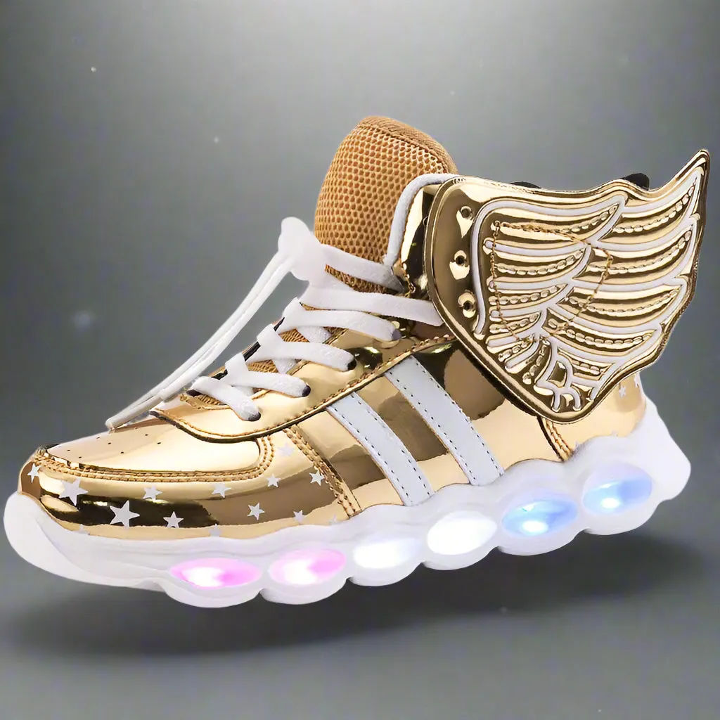 Rechargeable Wings Glitter Sneakers