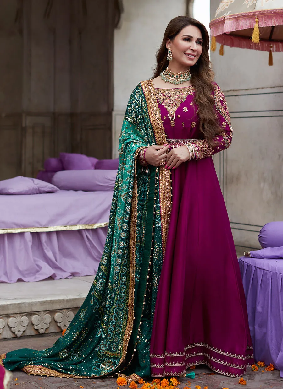 REEMA AUBERGINE KALIDAAR