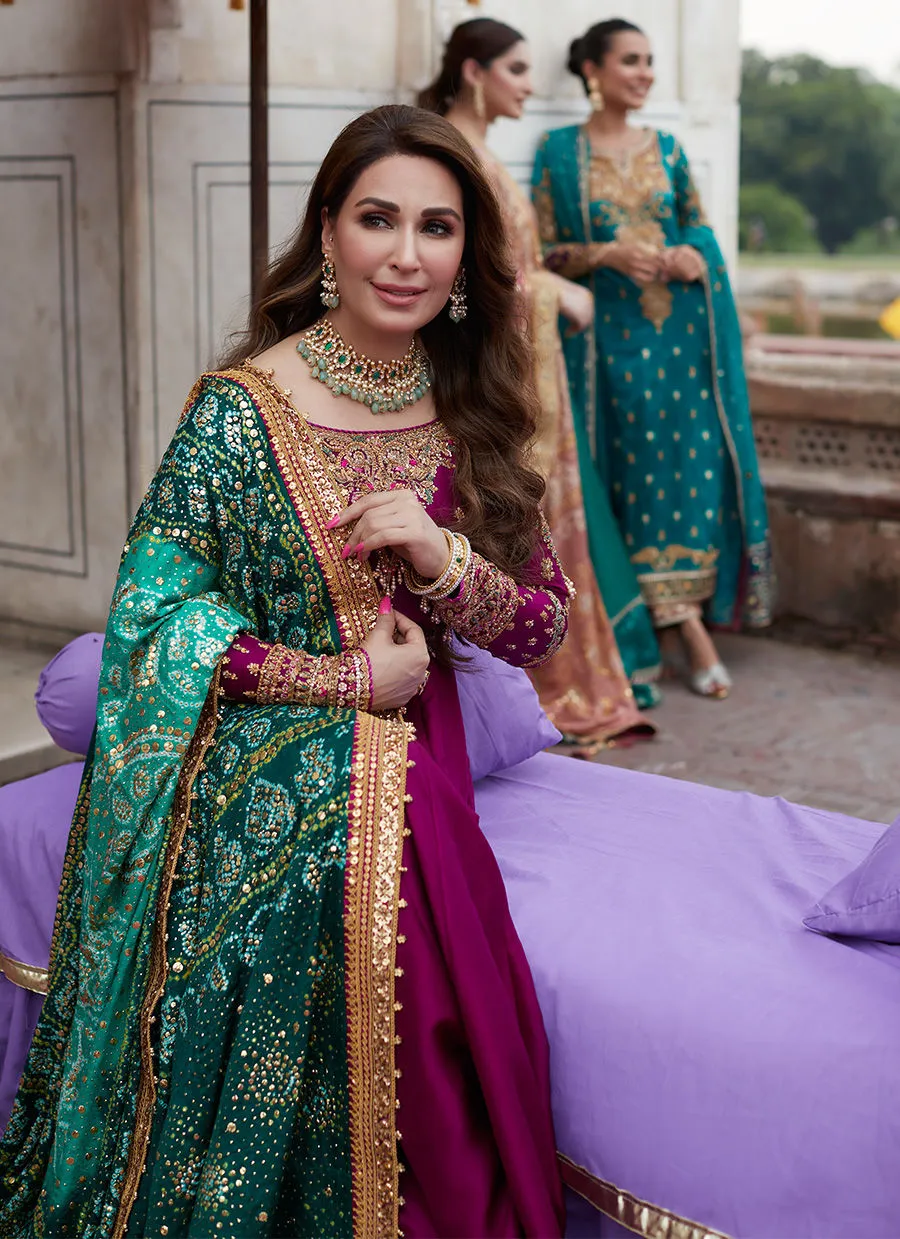 REEMA AUBERGINE KALIDAAR