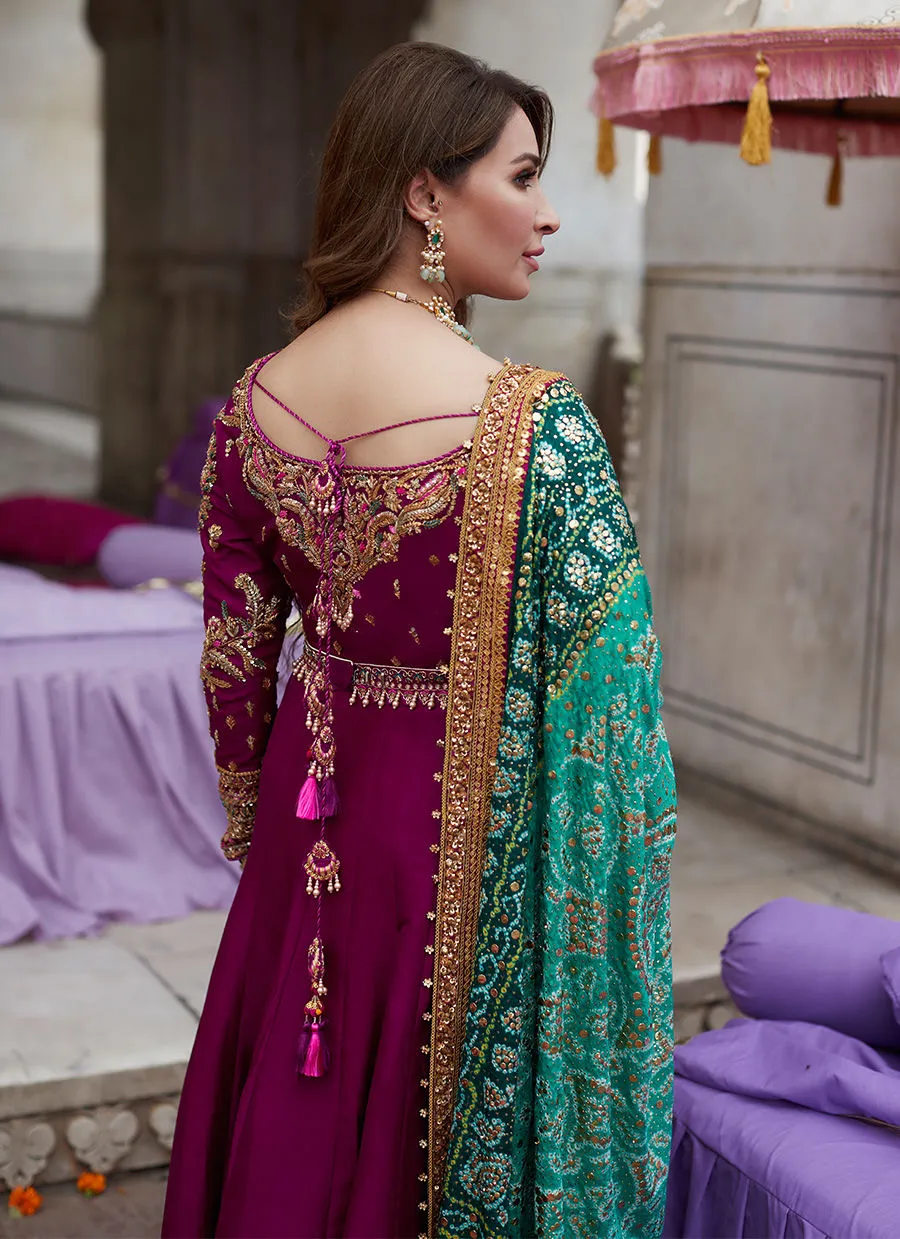 REEMA AUBERGINE KALIDAAR