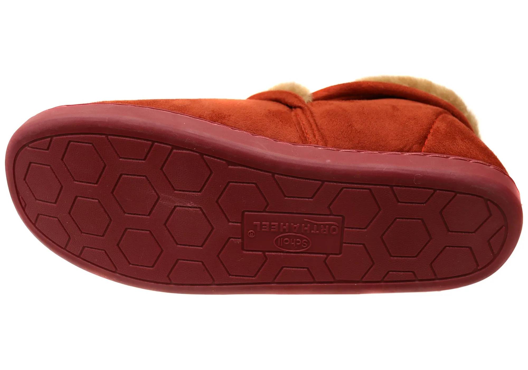 Scholl Orthaheel Snuggle II Womens Comfort Supportive Indoor Slippers
