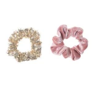 Sequin & Velvet Scrunchies