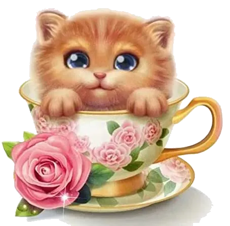 Set of 3 Kittens Transparent Background | Digital Download Wall Art Print and Frame Custom Cards, TShirt Art, Coffee Cup, Quote Design, Etc