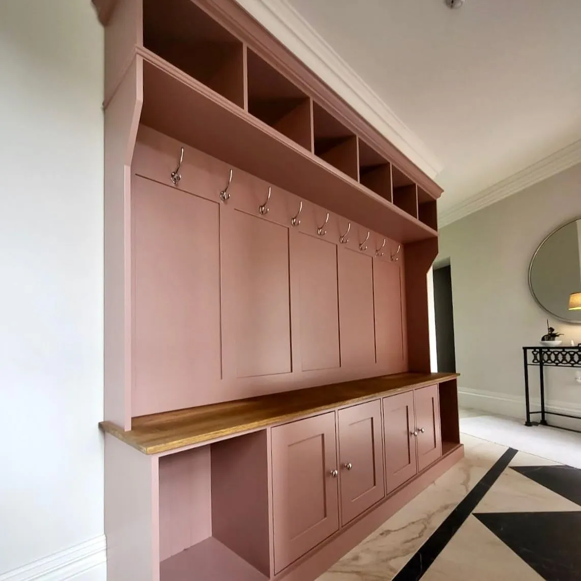 Shaker Boot Room Storage Bench - Extra Storage & Doors