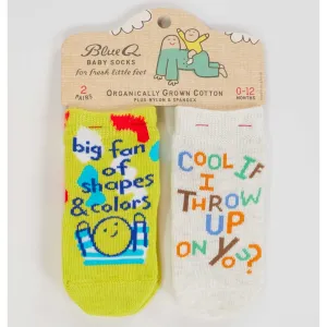 Shapes Colors Throw Up Baby Socks