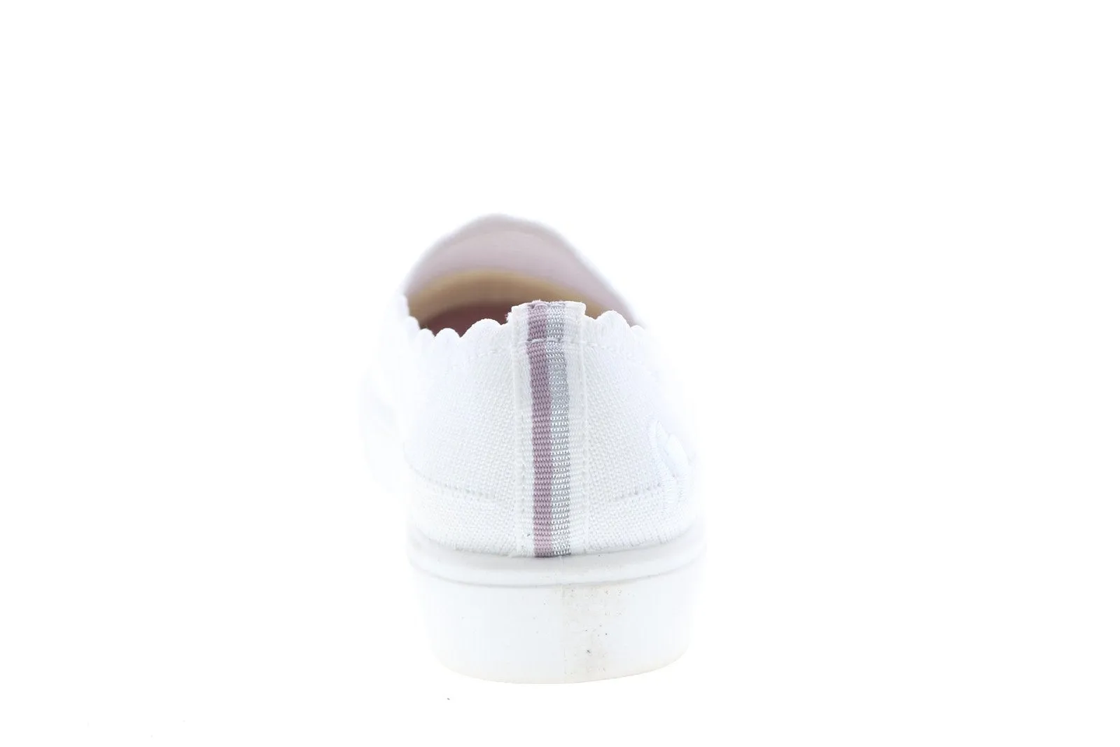 Skechers Poppy Breezy Street 73909 Womens White Lifestyle Sneakers Shoes