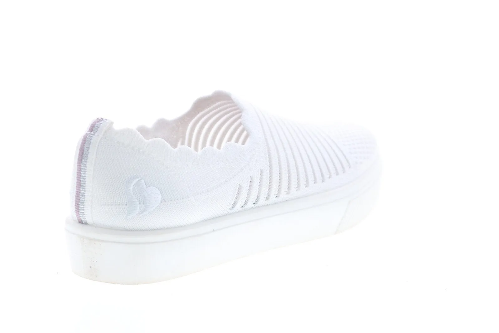 Skechers Poppy Breezy Street 73909 Womens White Lifestyle Sneakers Shoes