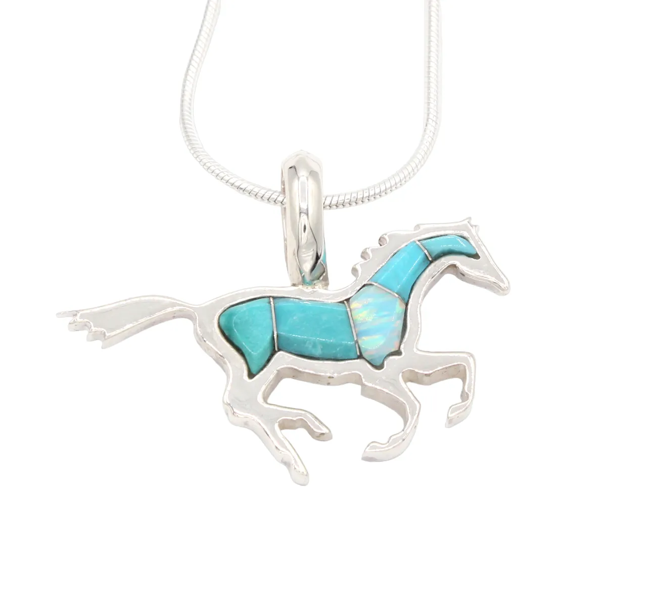 Small Running Horse Pendant