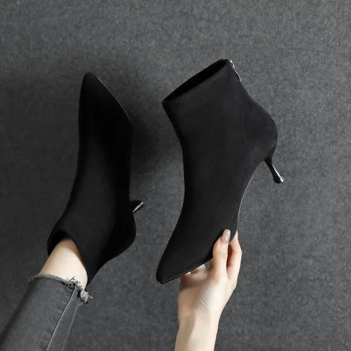 Small Size Suede Boots For Women GS213