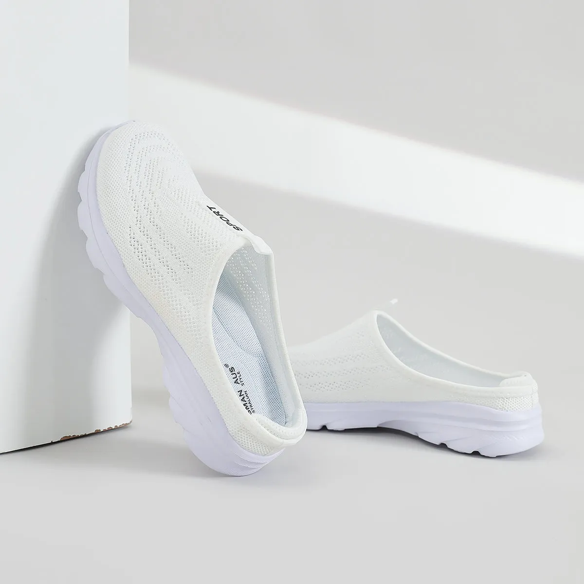 SPORTY MESH HALF-SANDALS 4559