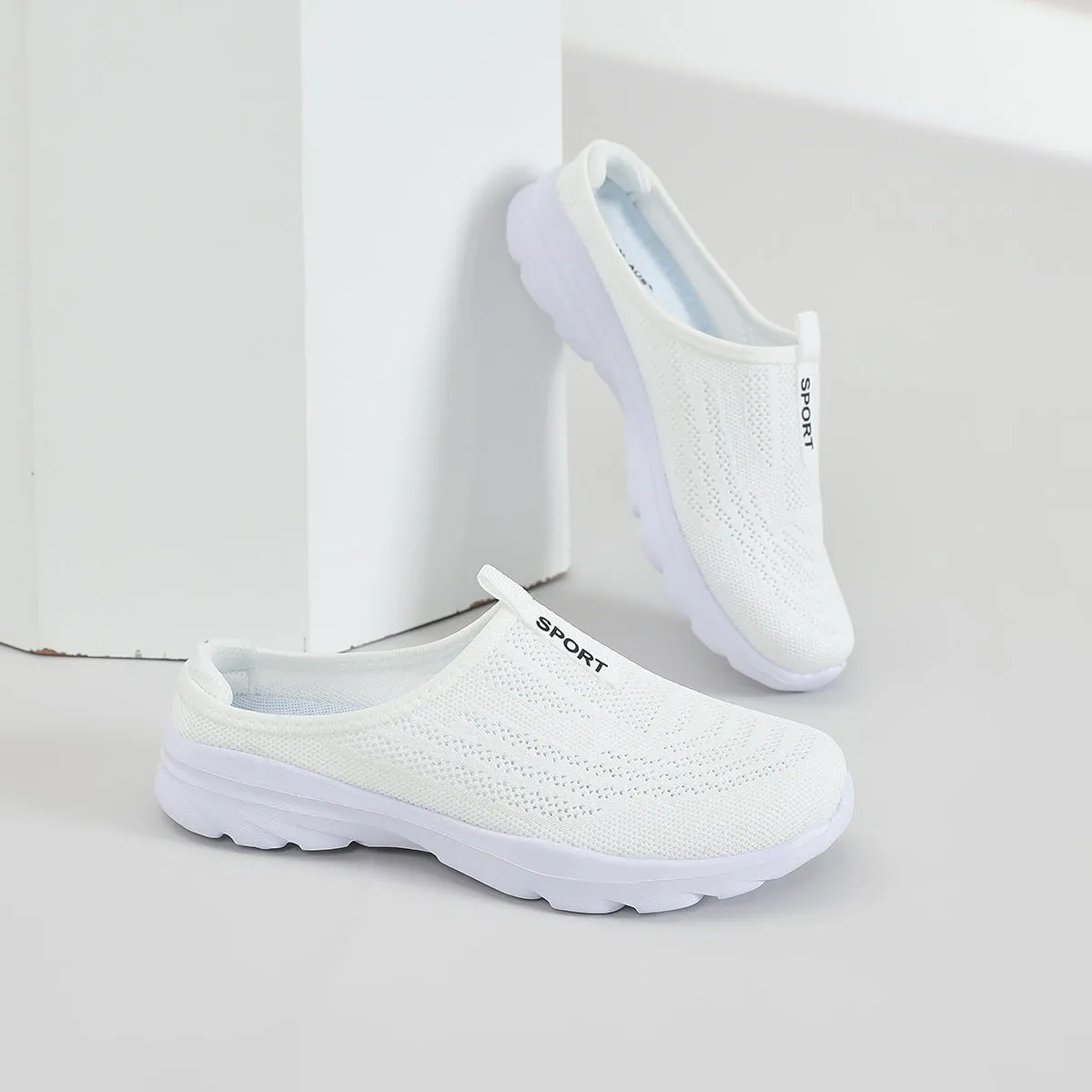 SPORTY MESH HALF-SANDALS 4559