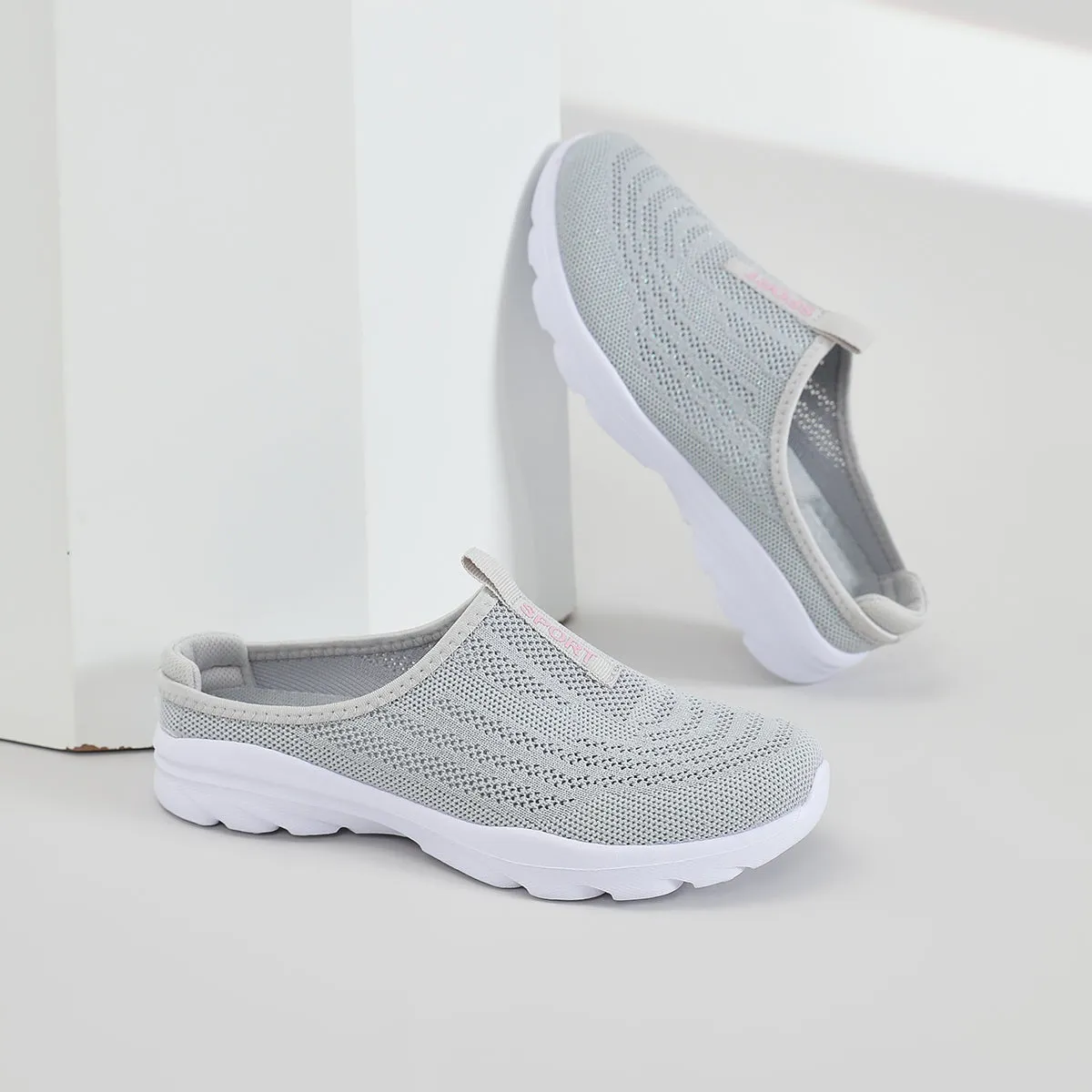 SPORTY MESH HALF-SANDALS 4559