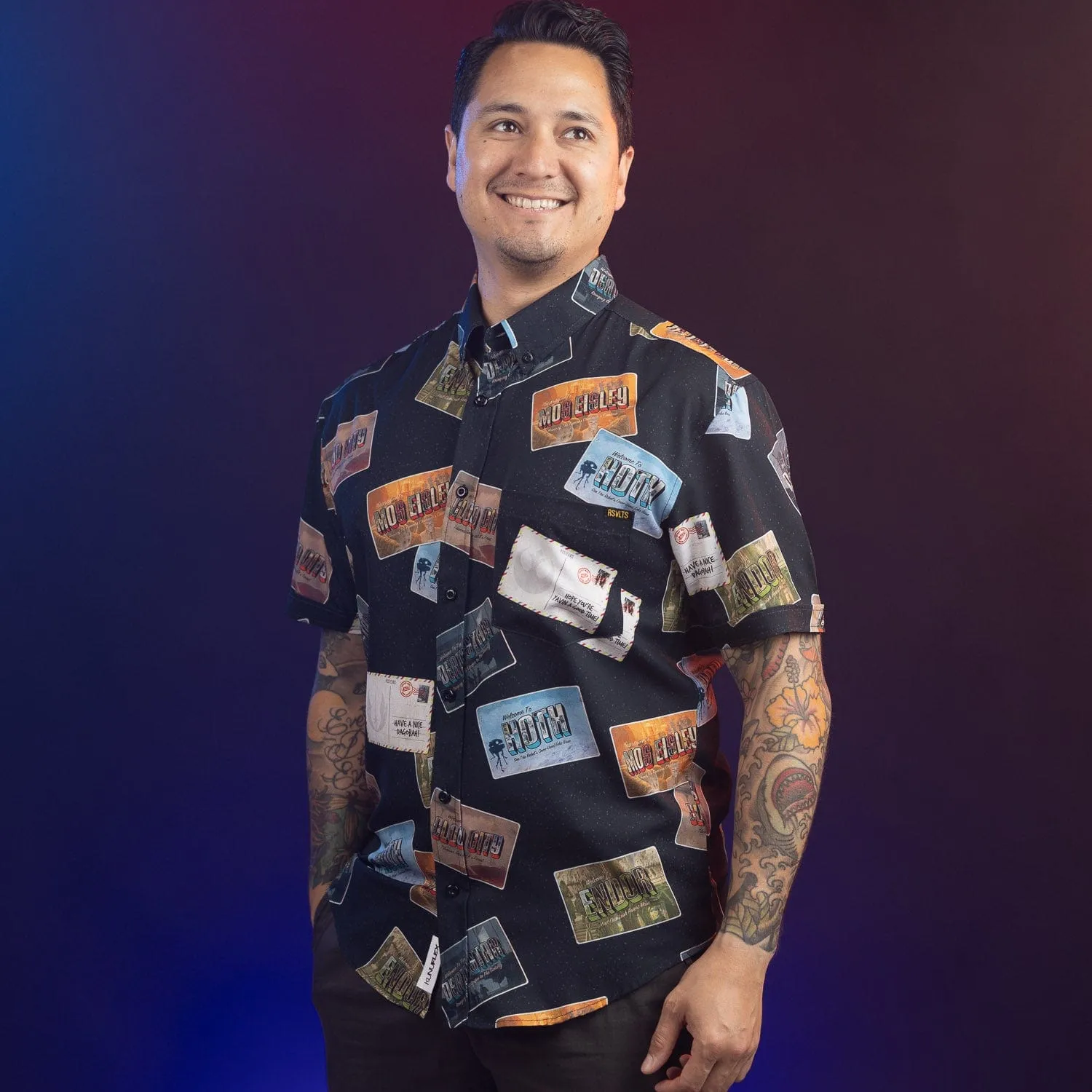 Star Wars™ "Greetings from Far, Far Away" – KUNUFLEX Short Sleeve Shirt