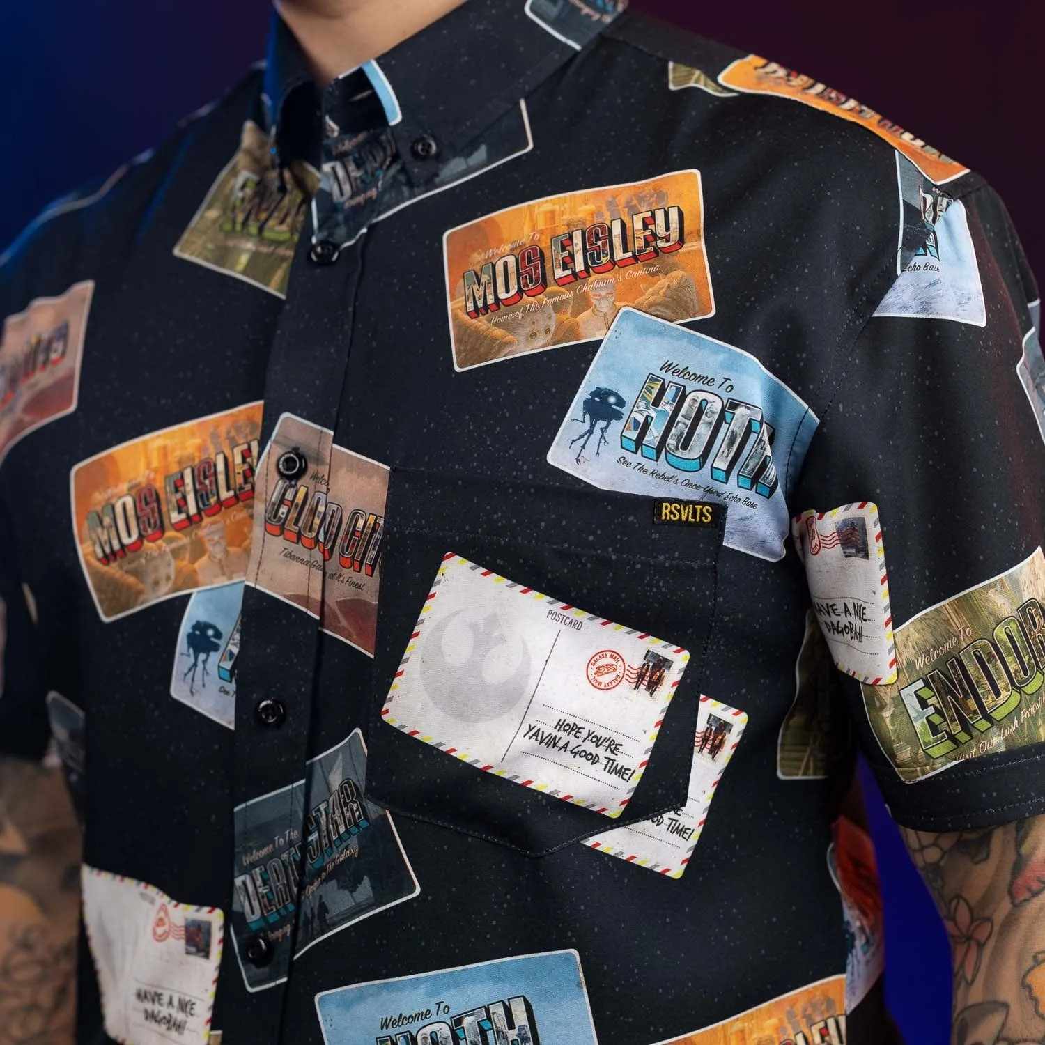 Star Wars™ "Greetings from Far, Far Away" – KUNUFLEX Short Sleeve Shirt