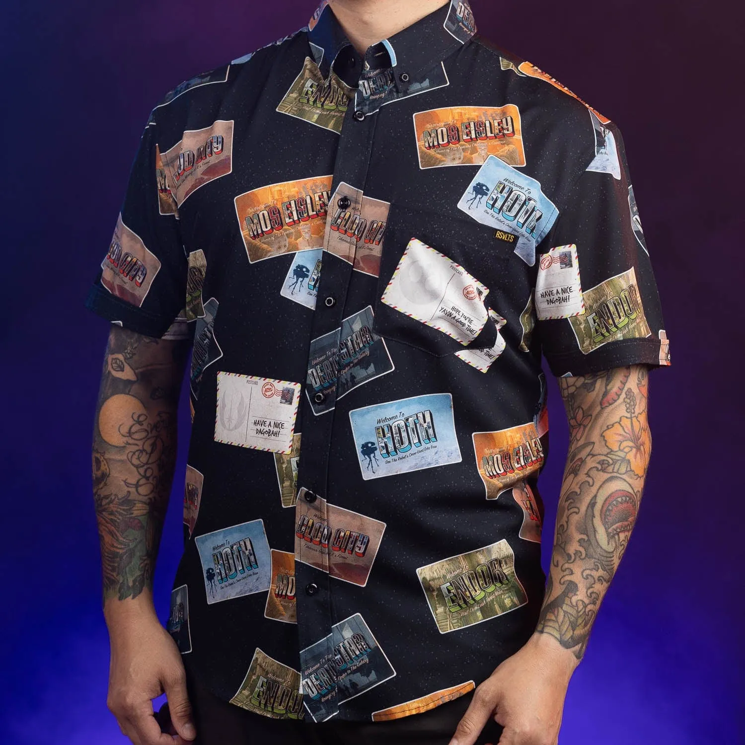 Star Wars™ "Greetings from Far, Far Away" – KUNUFLEX Short Sleeve Shirt