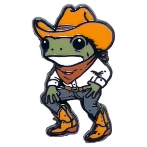 Strike Gently Co Howdy Frog Pin