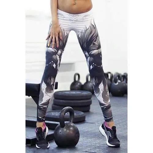 Stylish Digital Print Slimming Thicken Leggings For Women - One Size(fit Size Xs To M)