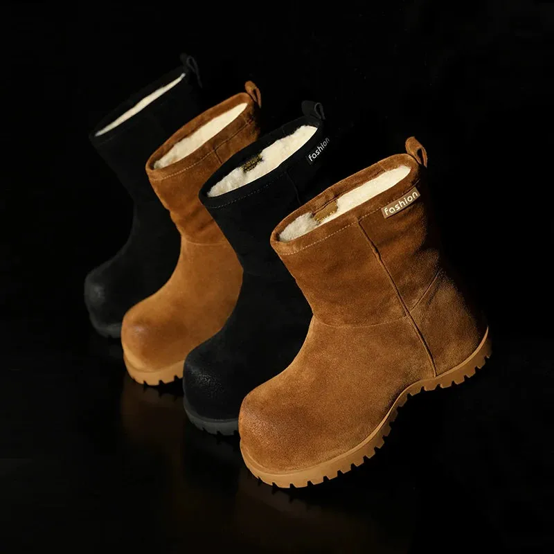 Suede Winter Boots