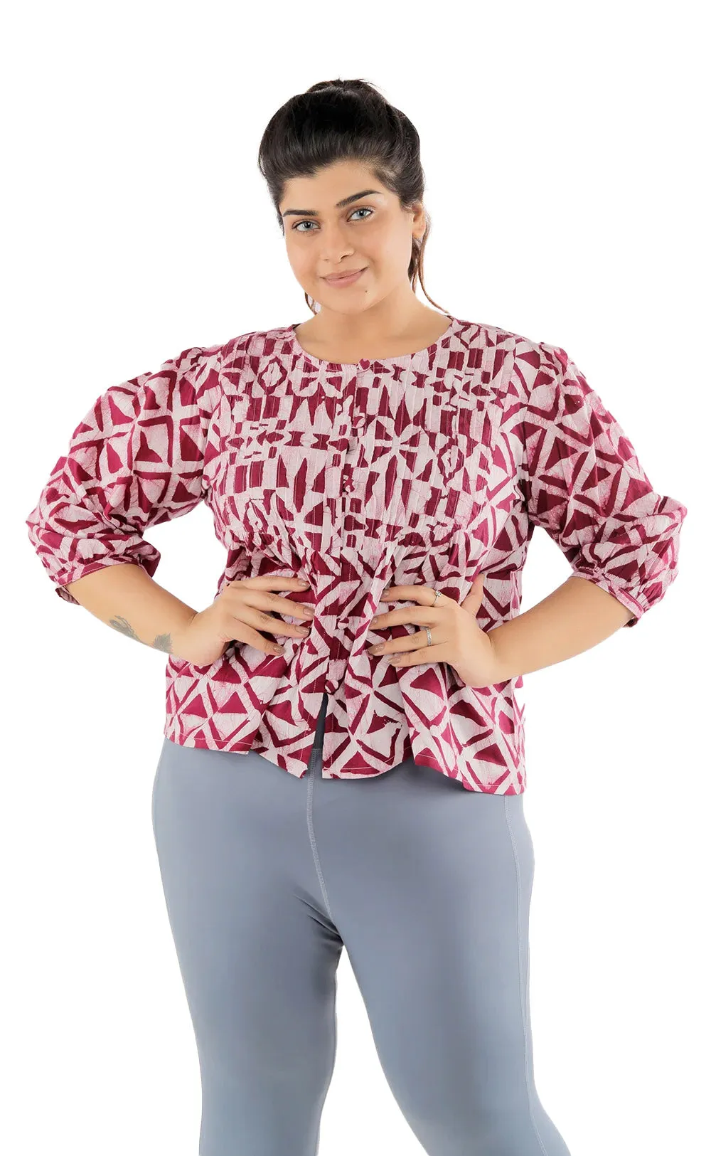 Sweet Sentiments Cotton Blouse