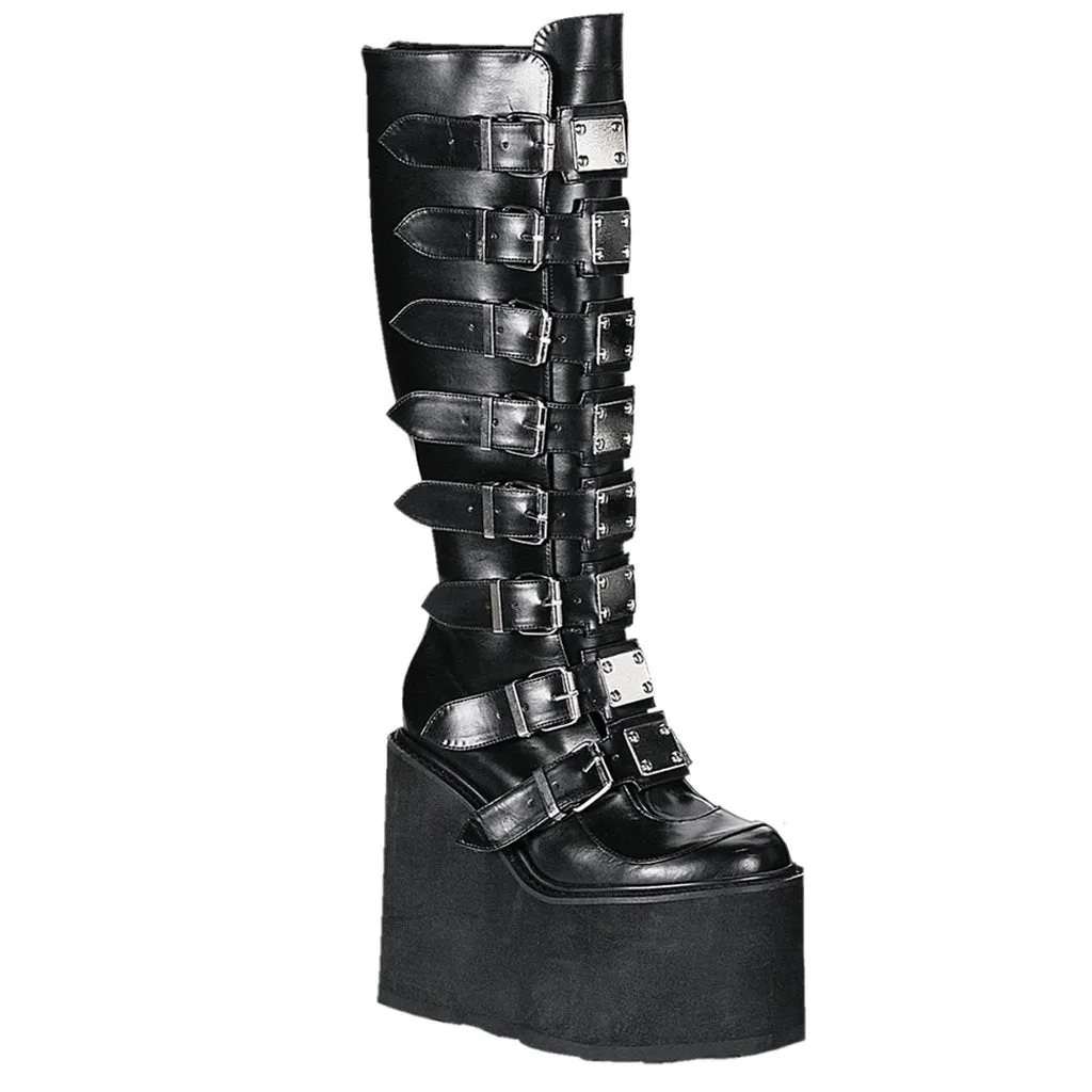 SWING-815  Black Vegan Leather