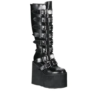 SWING-815  Black Vegan Leather