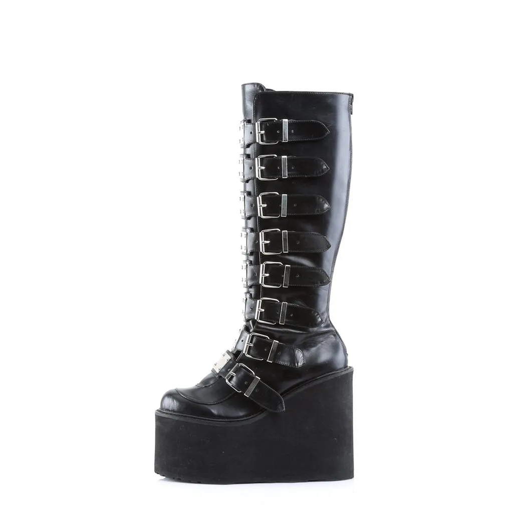 SWING-815  Black Vegan Leather