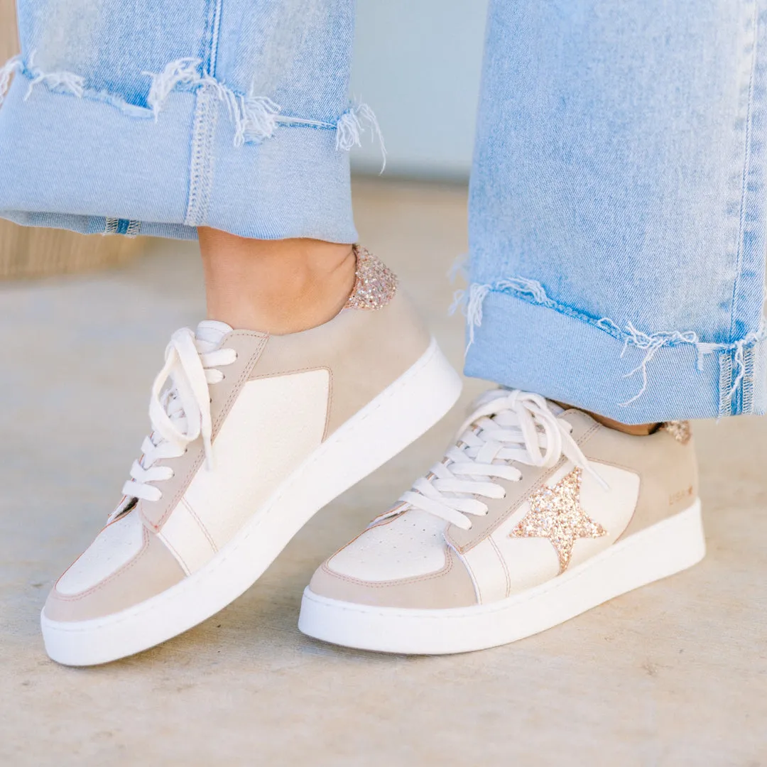 Take The Chance Sneakers, Gold