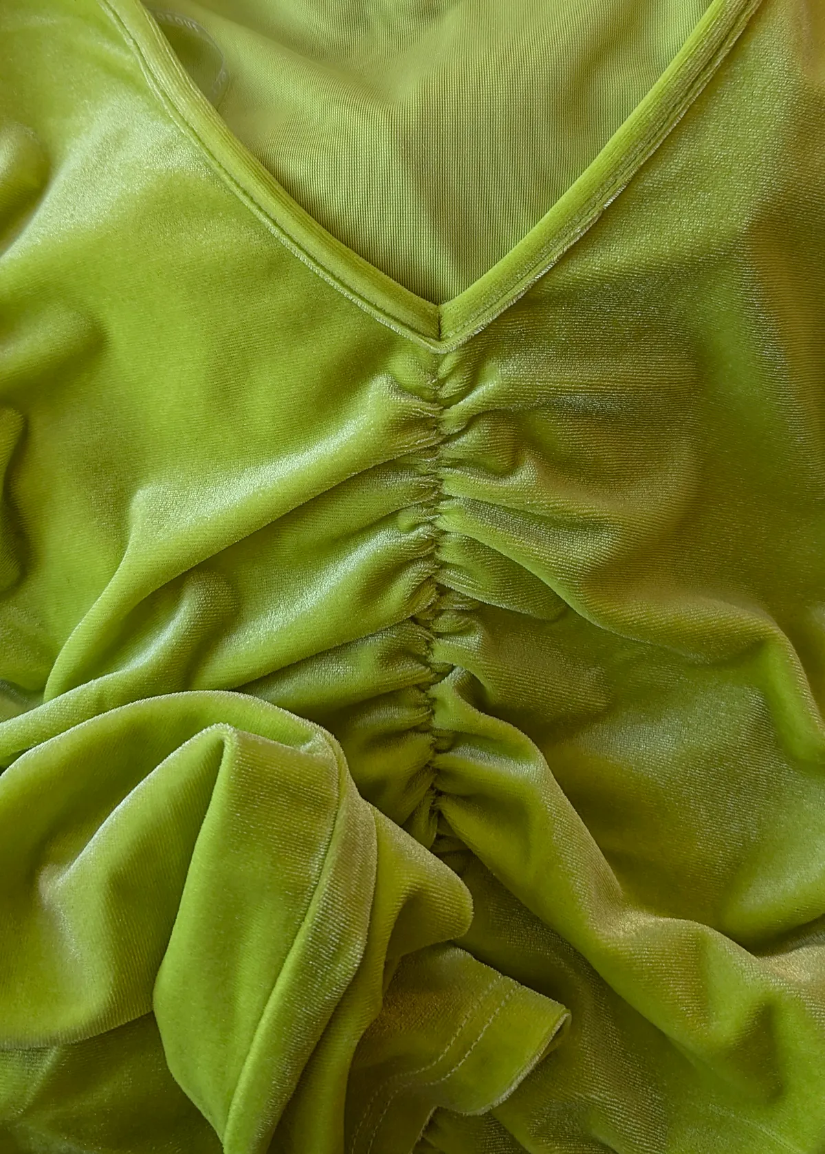 The Limelight Velvet Ruched Midi-Maxi Dress