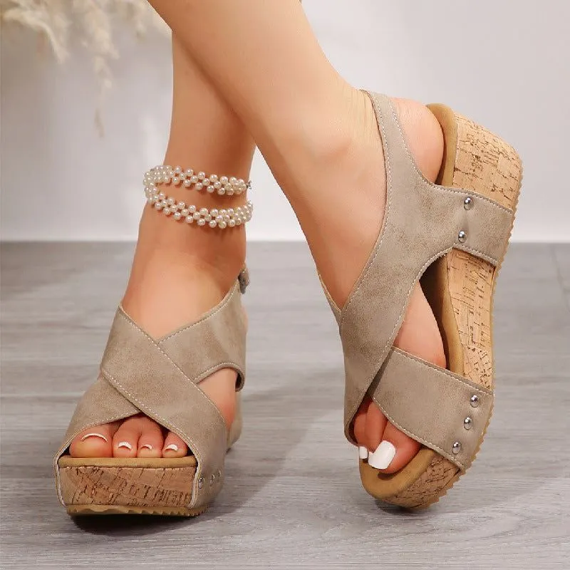 Thick Women's Wedge Sandal