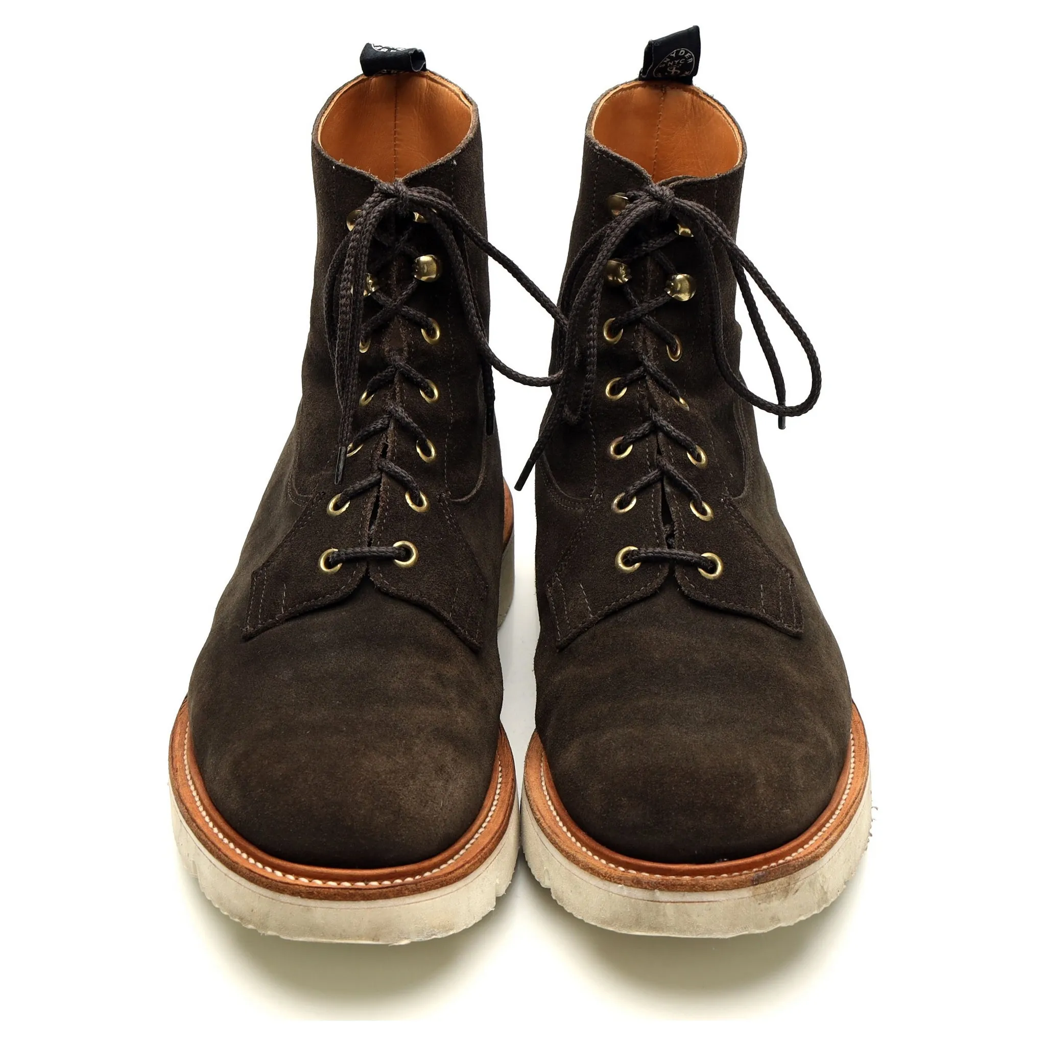 Todd Snyder 'Burford' Dark Green Suede Boots UK 10.5