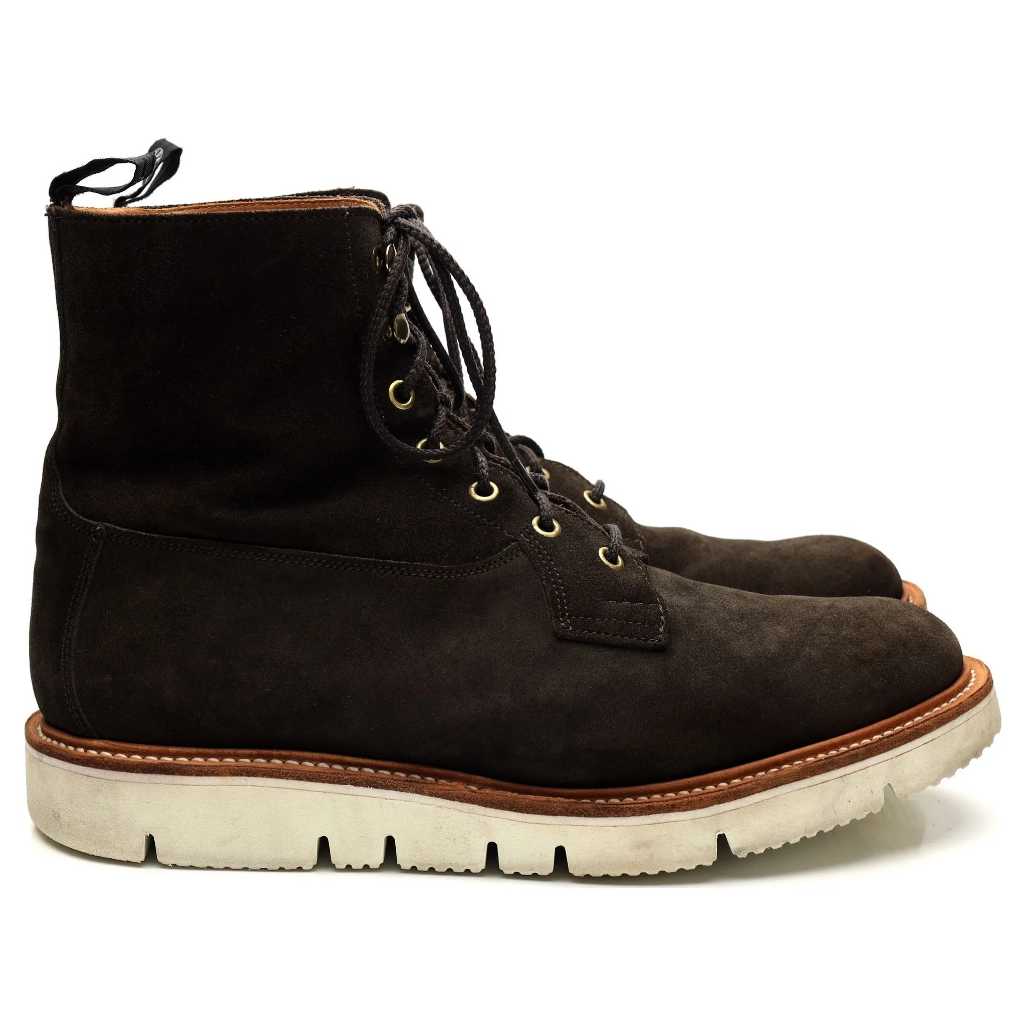 Todd Snyder 'Burford' Dark Green Suede Boots UK 10.5