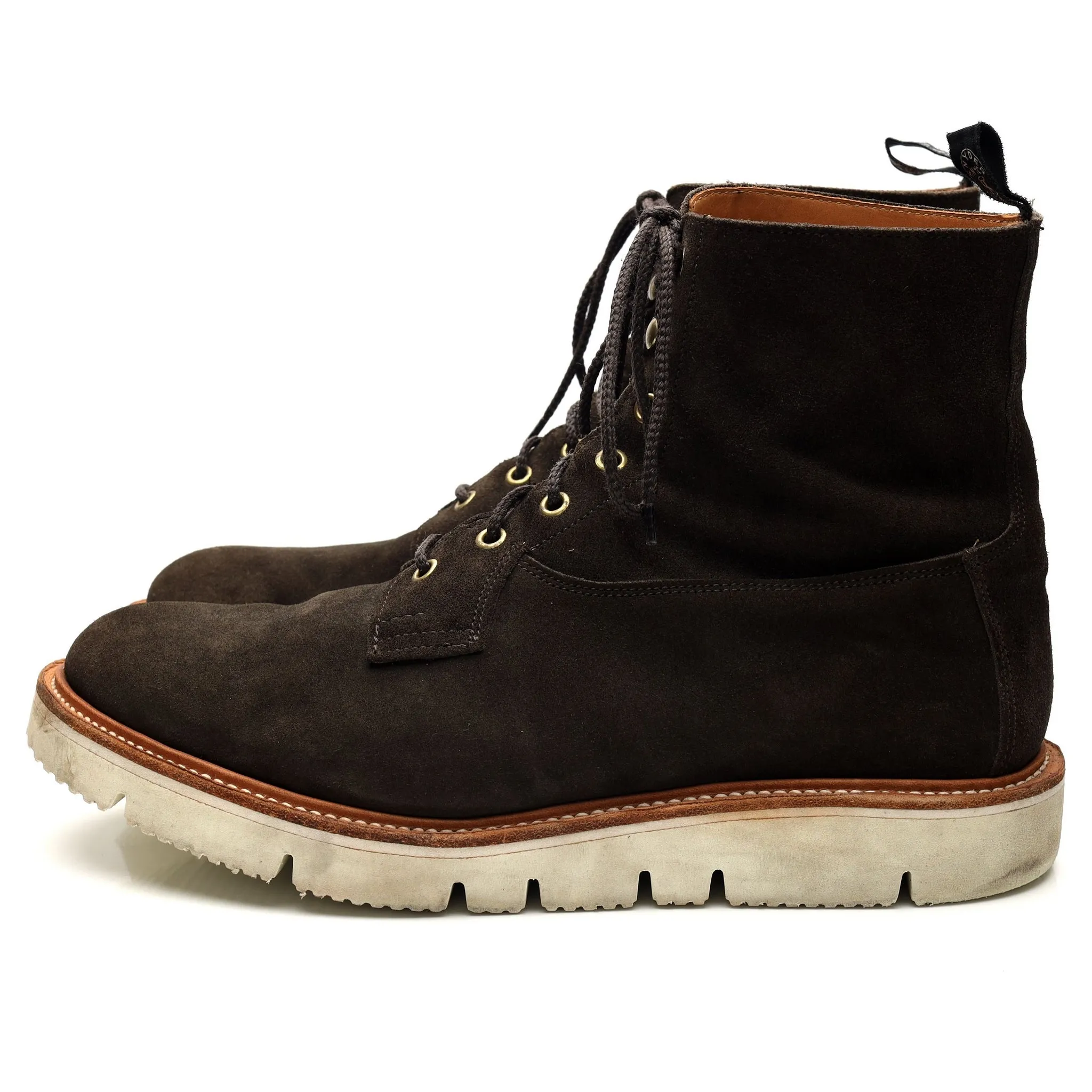 Todd Snyder 'Burford' Dark Green Suede Boots UK 10.5