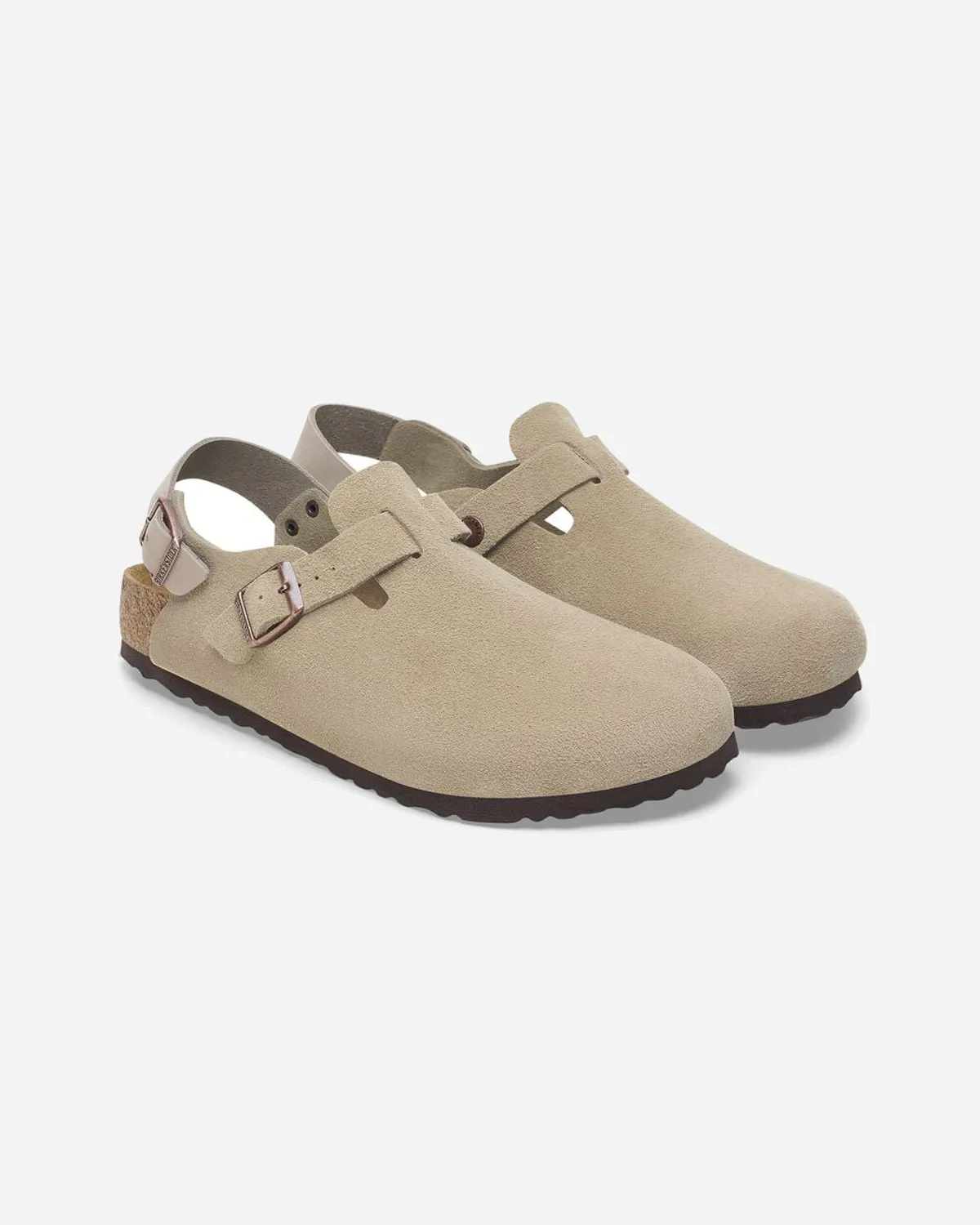 Tokio Suede Leather Narrow - Taupe