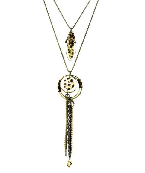 Treska | 2 in 1 High Low Pendant Necklace