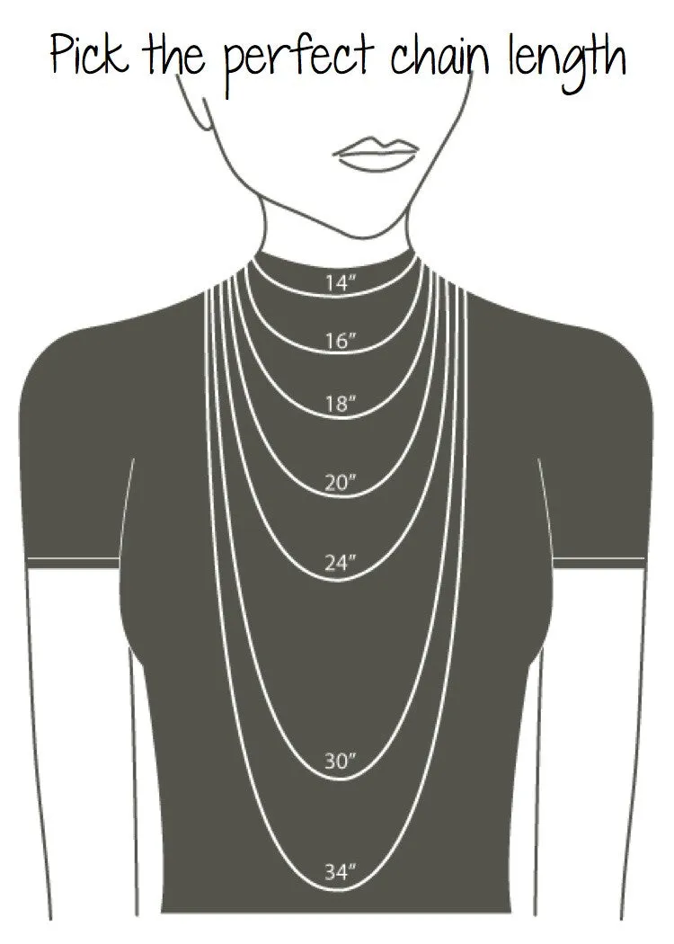 Treska | 2 in 1 High Low Pendant Necklace