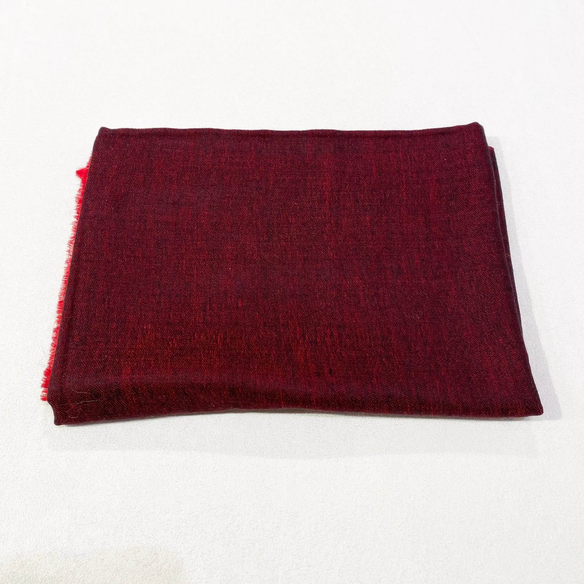 TWO-COLOR WOVEN CASHMERE SCARF