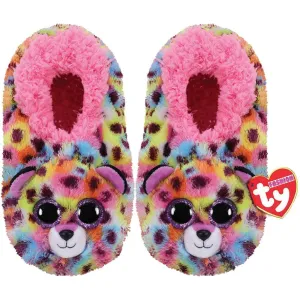 Ty Fashion Slippers Giselle Leopard - Size 32-34