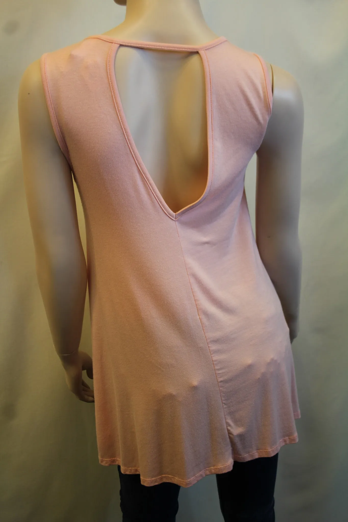 Vanilla Bay | Vintage Ivory Lace Top Peach