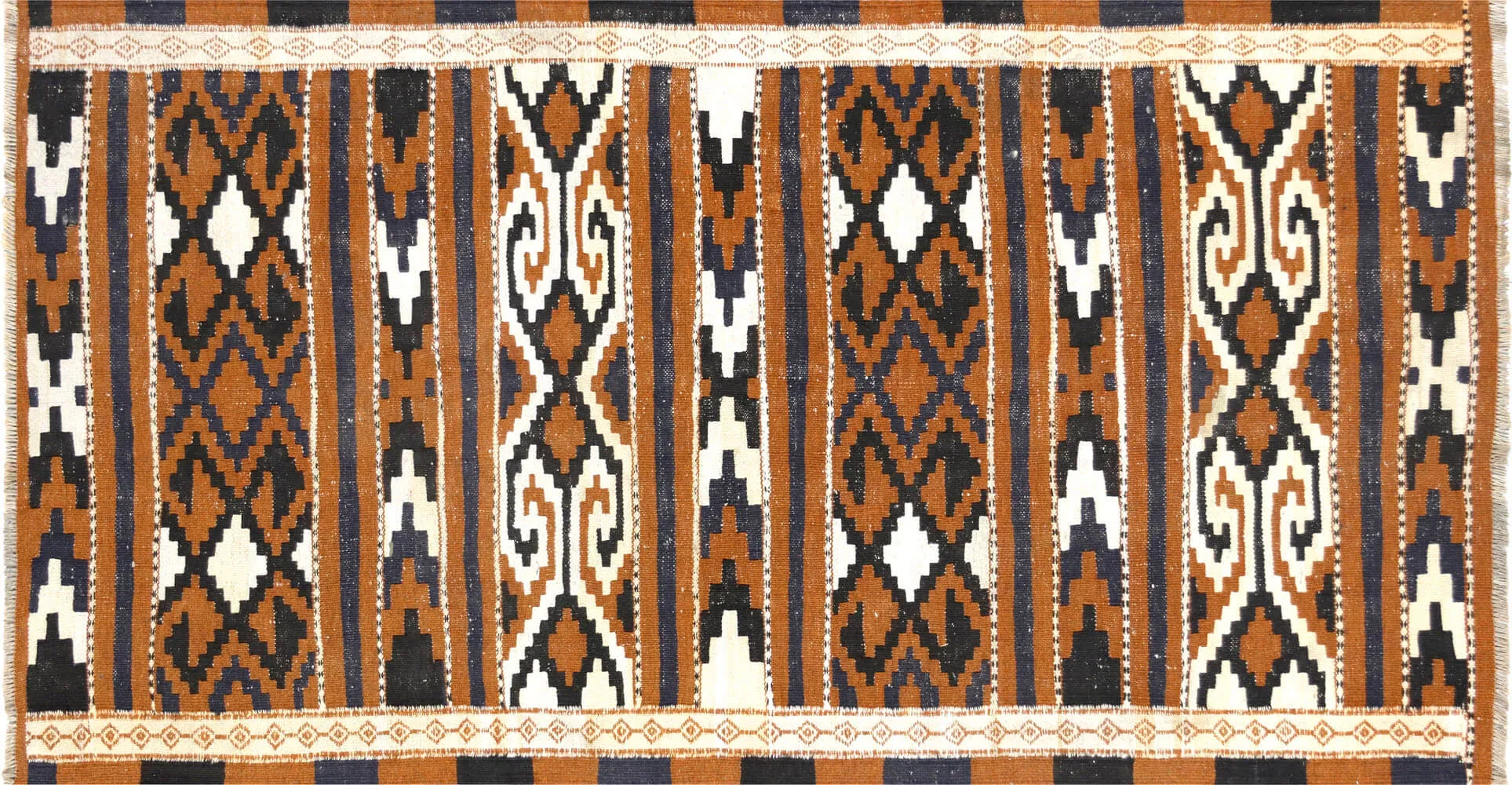 Vintage Turkish Kilim - 3'2" x 6'1"