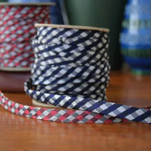 Vintage Woven Gingham Trim