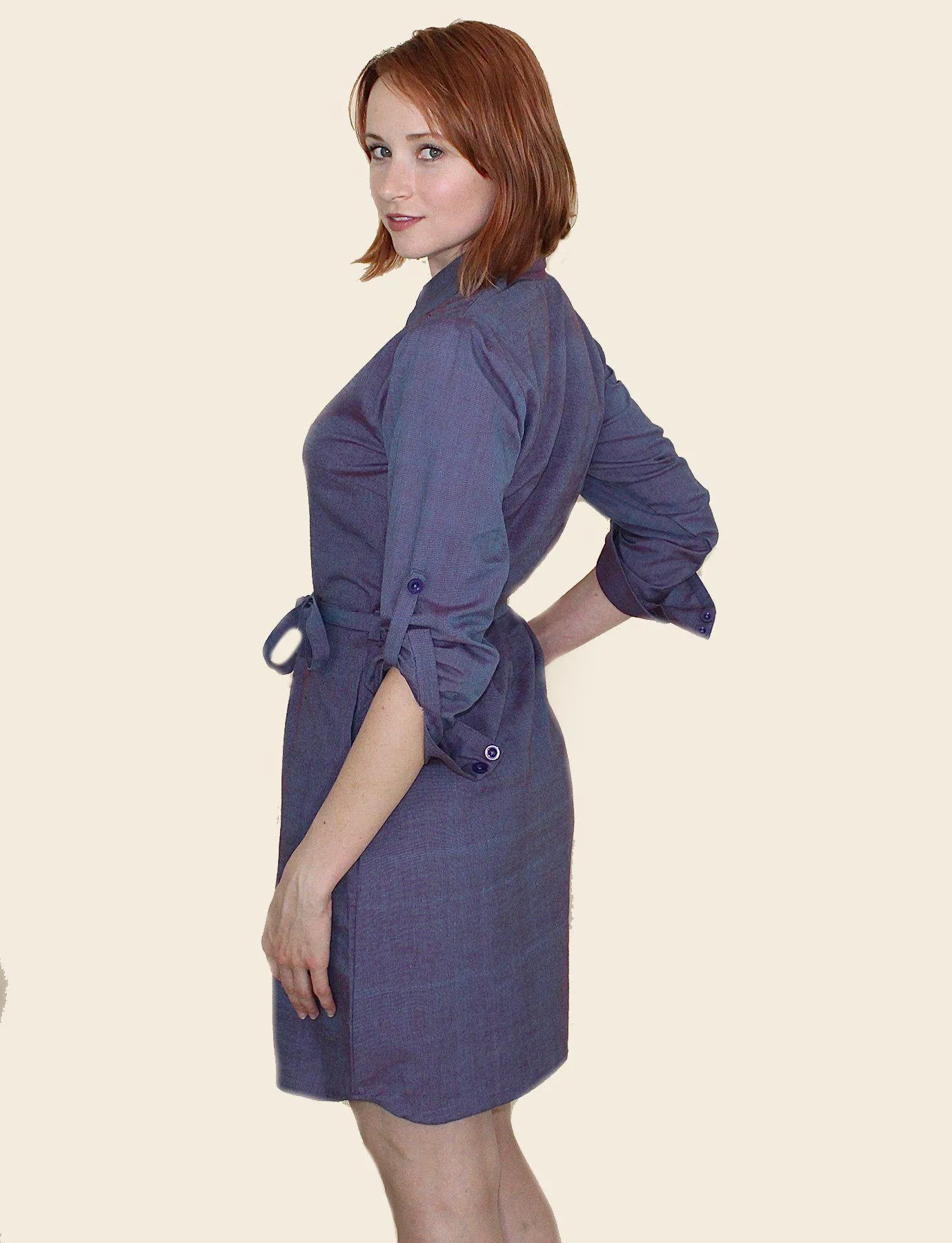 Viola Button Dress
