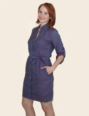 Viola Button Dress