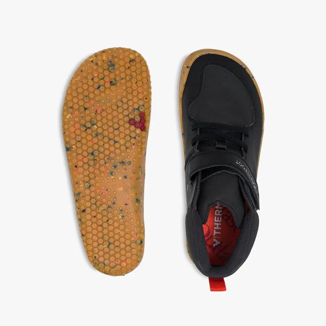 Vivobarefoot Primus Ludo Hi Juniors Obsidian