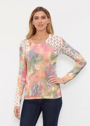 Warm Desert Vibes (17248) ~ Thermal Long Sleeve Crew Shirt
