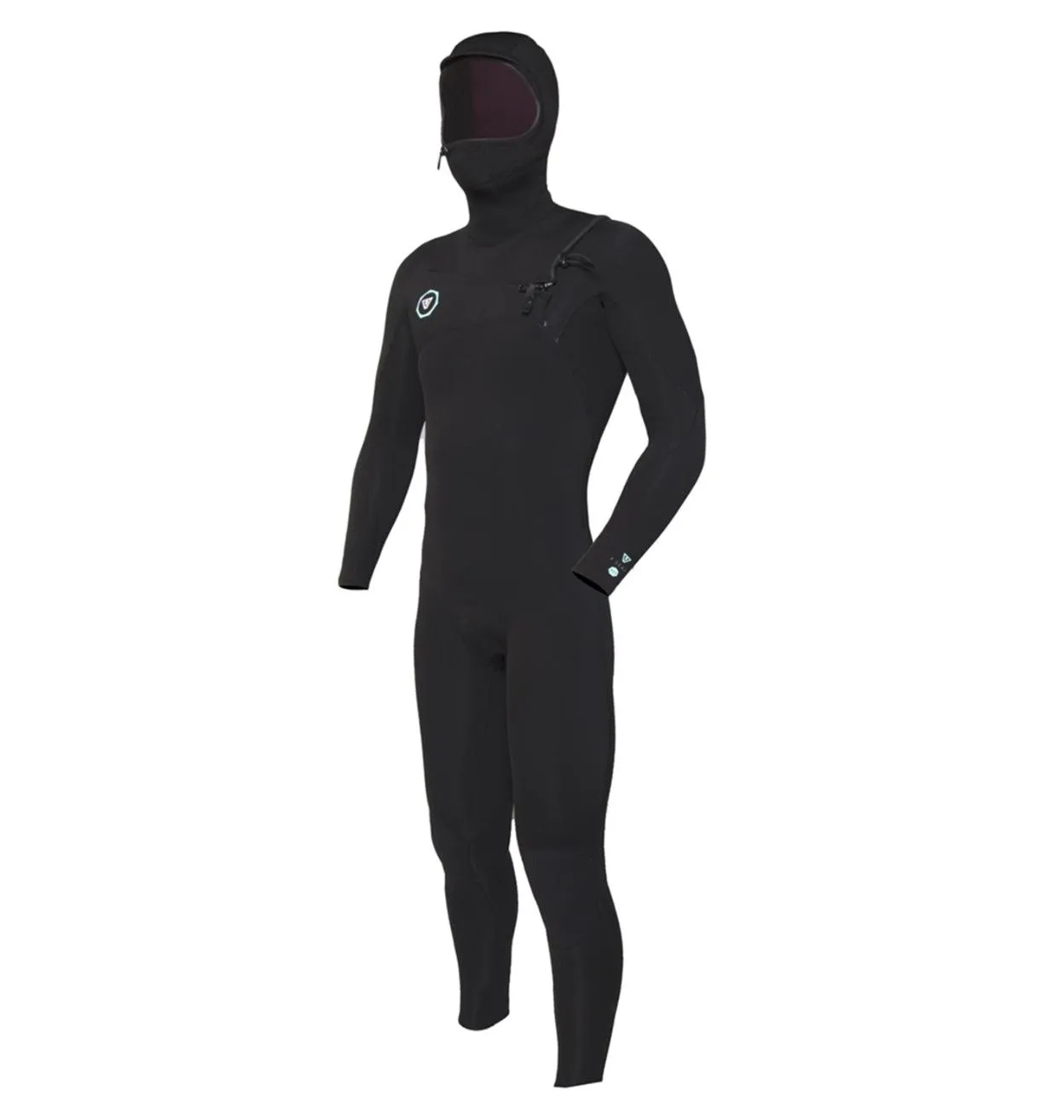 Wetsuit Vissla Seven Seas 4/3 C/Z Hooded