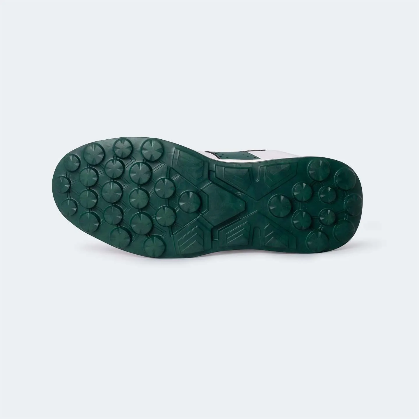 White/Green Casual Sneakers for Men (Willow 560)