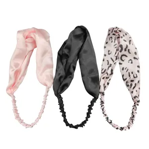 Wholesale Satin Headband  - Displayer of 12