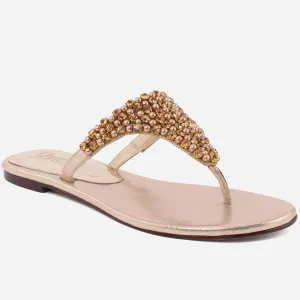Womens "DERBY" Decorated Evening Slip Ons Slippers