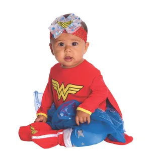 Wonder Woman Onesie Baby Girls Red