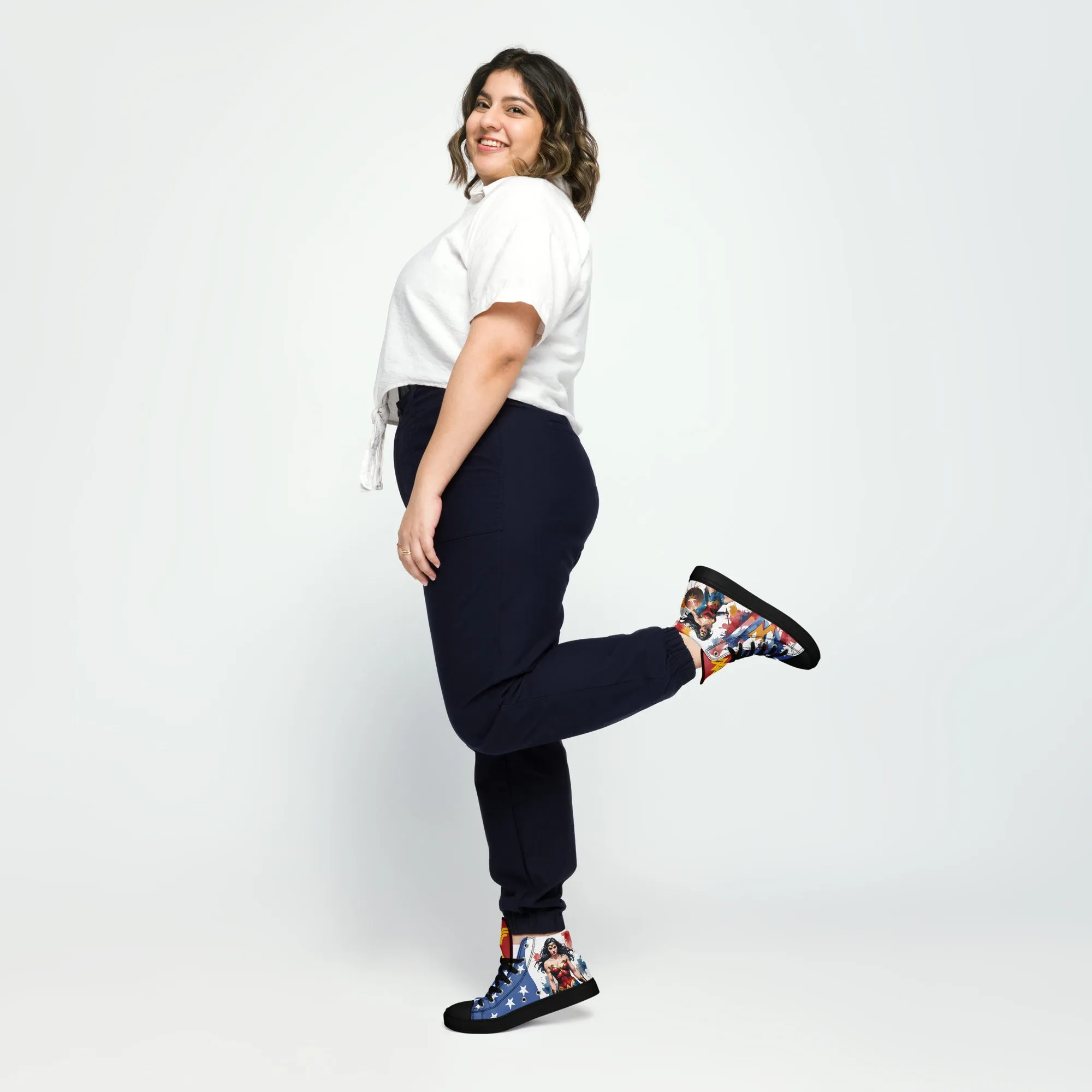 Wonder Woman Women's High Top Custom Sneakers